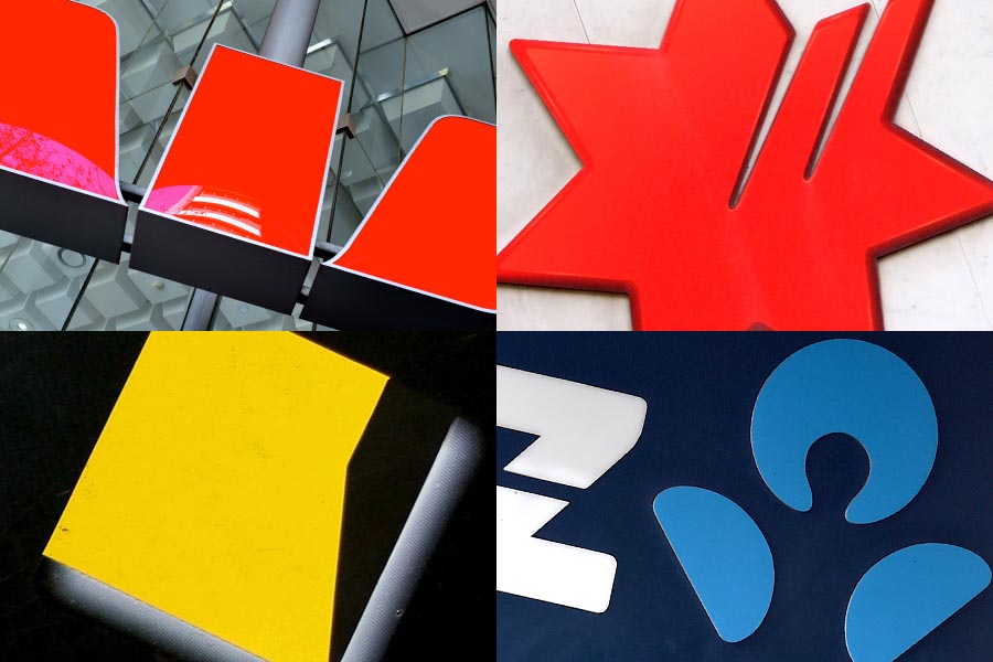 澳洲四大银行的logo